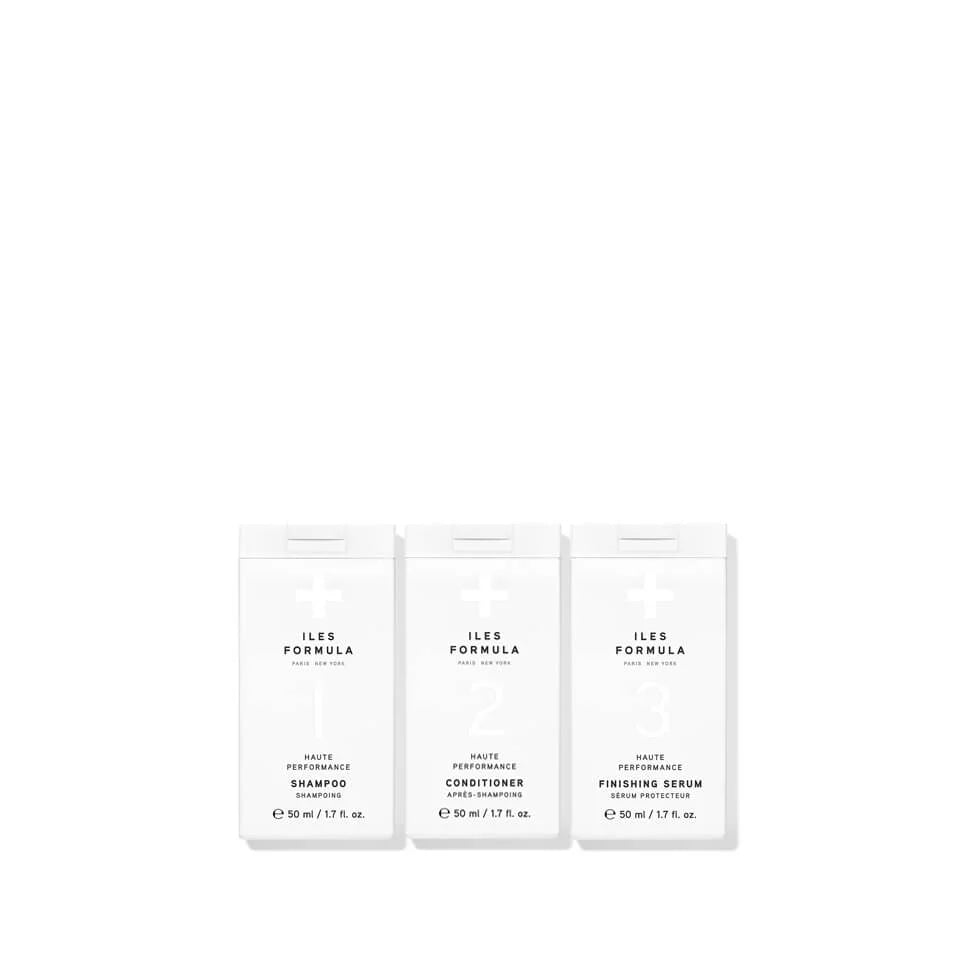 Mini Hair Care Set by ILES Formula – Essential Shampoo, Conditioner & Serum for Everyday Hair Health