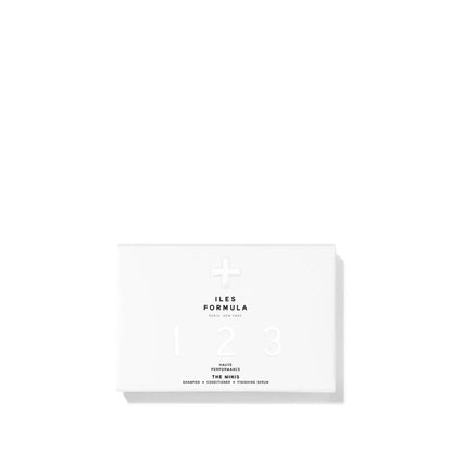 Travel-Size Hair Care Kit – Mini ILES Formula Shampoo, Conditioner & Serum for Nourished Hair on the Go